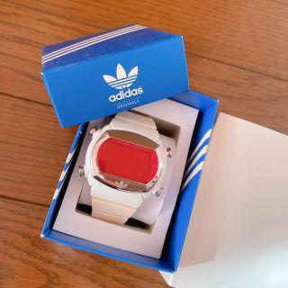 オリジナル(Original)のadidasoriginal 腕時計　アディダス　白ベルト(腕時計)