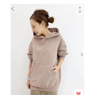 ドゥーズィエムクラス(DEUXIEME CLASSE)のDeuxieme Classe pink  Treasure hoody (パーカー)