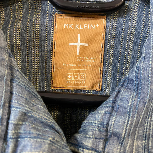 MICHEL KLEIN(ミッシェルクラン)の新品未使用　ミシェルクランMK KLEIN デニムアウター38タグ付 レディースのジャケット/アウター(Gジャン/デニムジャケット)の商品写真