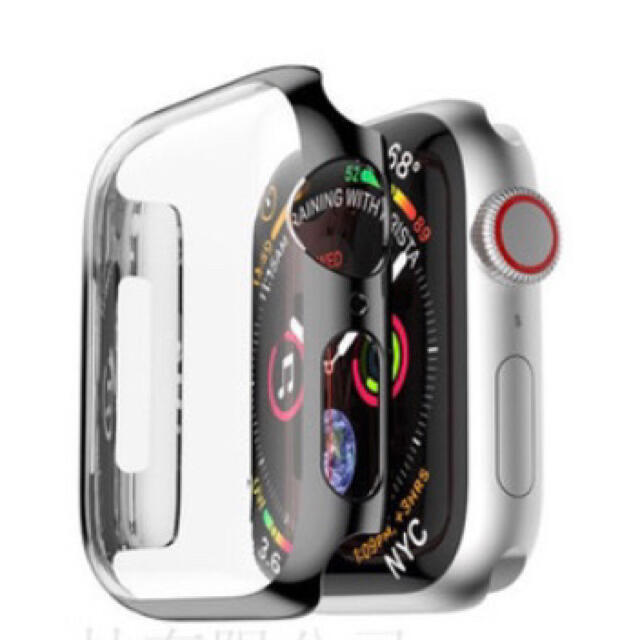 【ラスト一点】Apple Watch カバー　ブラック　42mm ハードケース スマホ/家電/カメラのスマホアクセサリー(モバイルケース/カバー)の商品写真