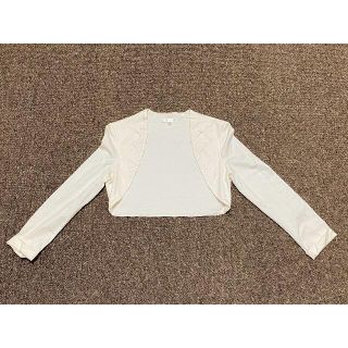 ポールカ(PAULE KA)の2点組合せで半額！：PAULE KA　白のカーディガン(カーディガン)