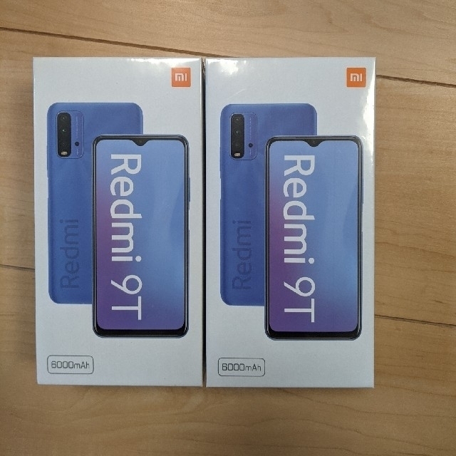 半額SALE★ ANDROID - xiaomi Redmi 9T 4G/64GB 未開封 2台セット スマートフォン本体