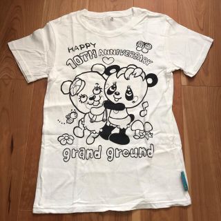 グラグラ(GrandGround)のグラグラ塗り絵Tシャツ(160㎝)(Tシャツ/カットソー)