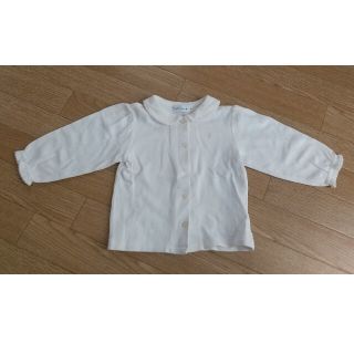 ラルフローレン(Ralph Lauren)のRalph Lauren白襟付きトップスsize80(シャツ/カットソー)