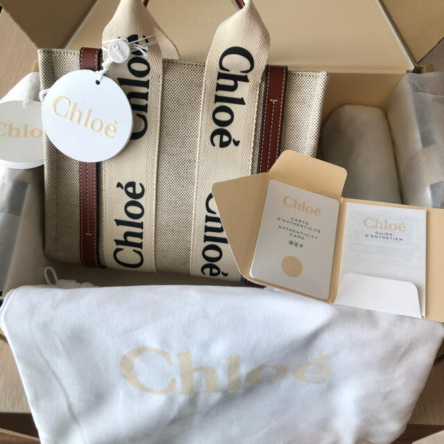 売れ筋商品 Chloe - スモールトート クロエ woody トートバッグ - www
