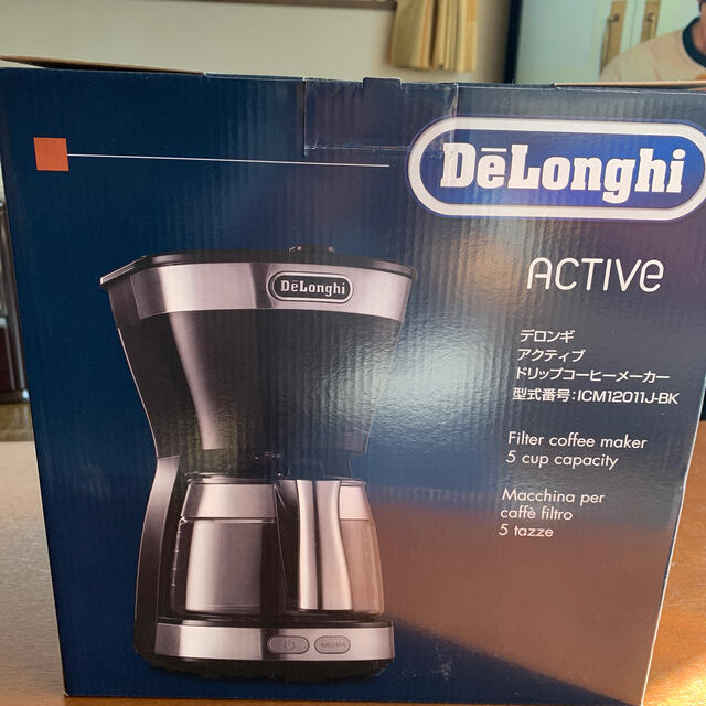 DeLonghi(デロンギ)のデロンギアクティブドリップコーヒーメーカー スマホ/家電/カメラの調理家電(コーヒーメーカー)の商品写真