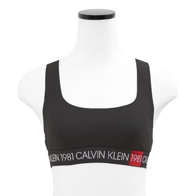 Calvin Klein(カルバンクライン)のCALVIN KLEIN  スポーツブラ ブラック XS レディースの下着/アンダーウェア(ブラ)の商品写真