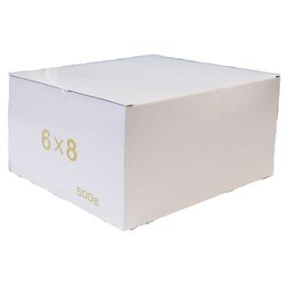 コットン6×8cm　2個セット　◆500枚入り◆　※少々箱潰れ(コットン)