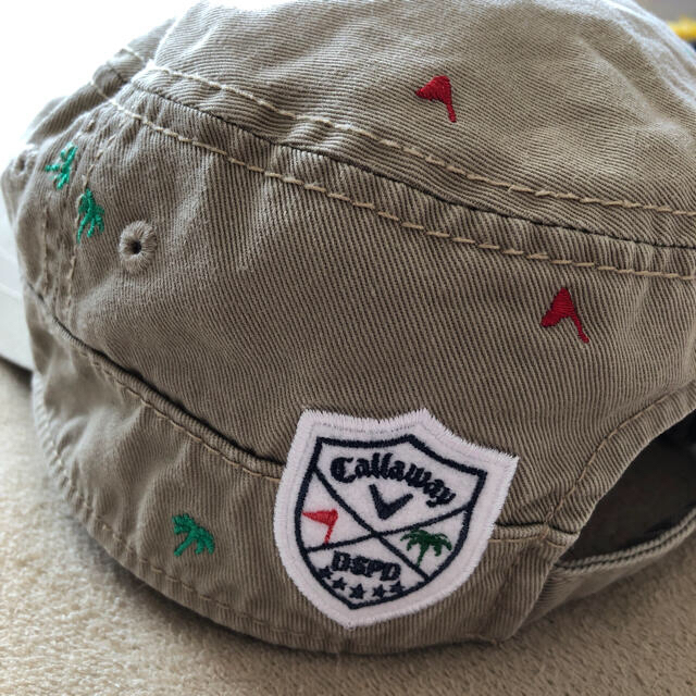 Callaway(キャロウェイ)のCallaway ゴルフ　メンズ　ベージュ　キャップ　フリーサイズ　57〜59㎝ メンズの帽子(キャップ)の商品写真