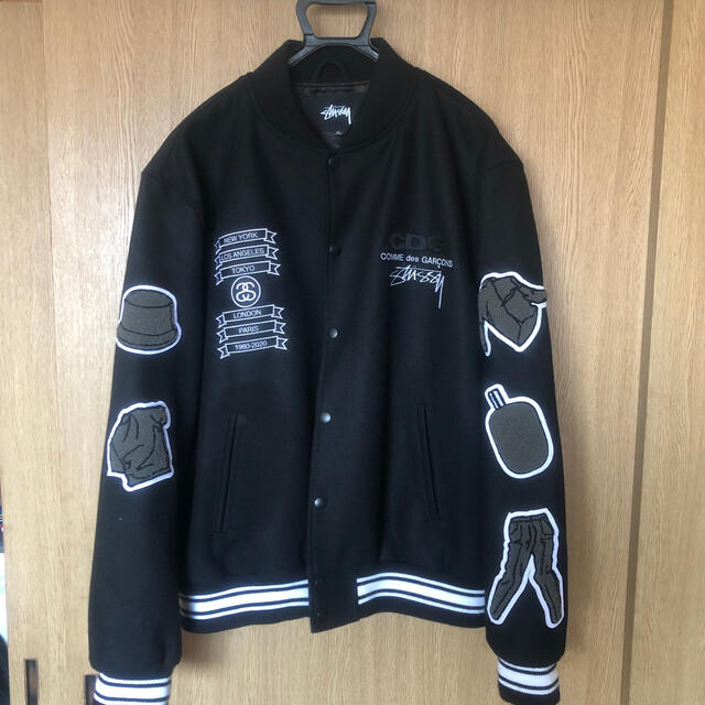 STUSSY(ステューシー)のstussy cdg スタジャン　XL メンズのジャケット/アウター(スタジャン)の商品写真