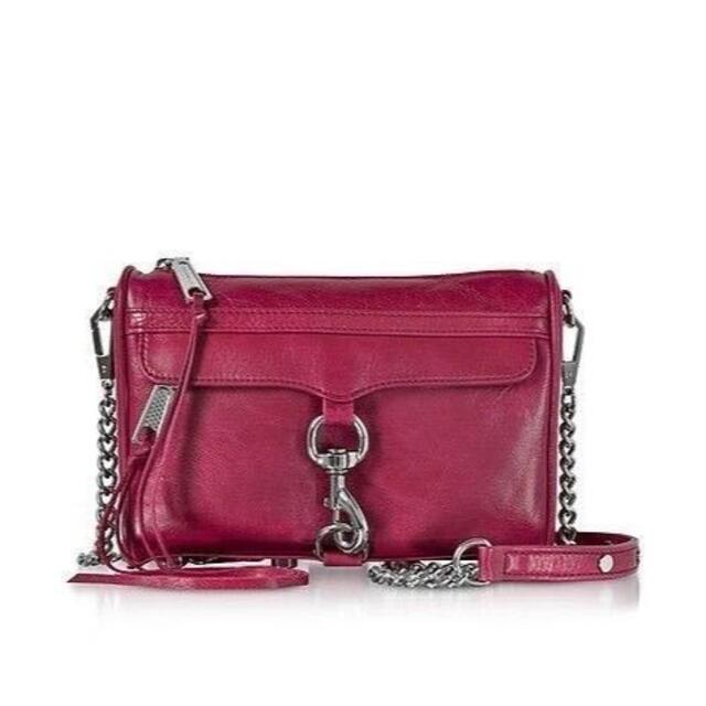 未使用 REBECCA MINKOFF ミニマック　レザー　ショルダーバッグ