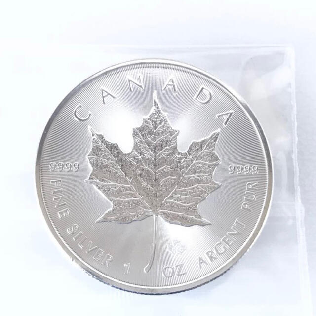 カナダ王室造幣局 2020 純銀カナダメープル銀貨 １オンス （銀貨5枚 ...
