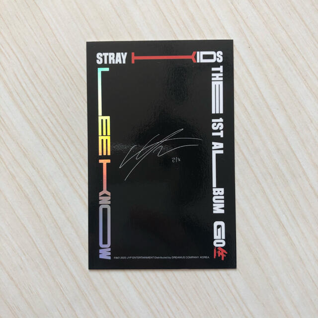 【18】Stray Kids　リノ　トレカ　GO生　限定盤