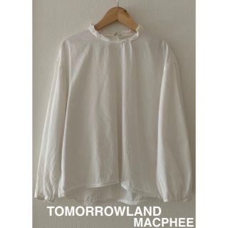 トゥモローランド(TOMORROWLAND)のTOMORROWLAND MACPHEE フリルネックシャツ(シャツ/ブラウス(長袖/七分))