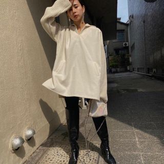 アメリヴィンテージ(Ameri VINTAGE)のAmeri VINTAGE HOODED DOCKING KNIT(ニット/セーター)