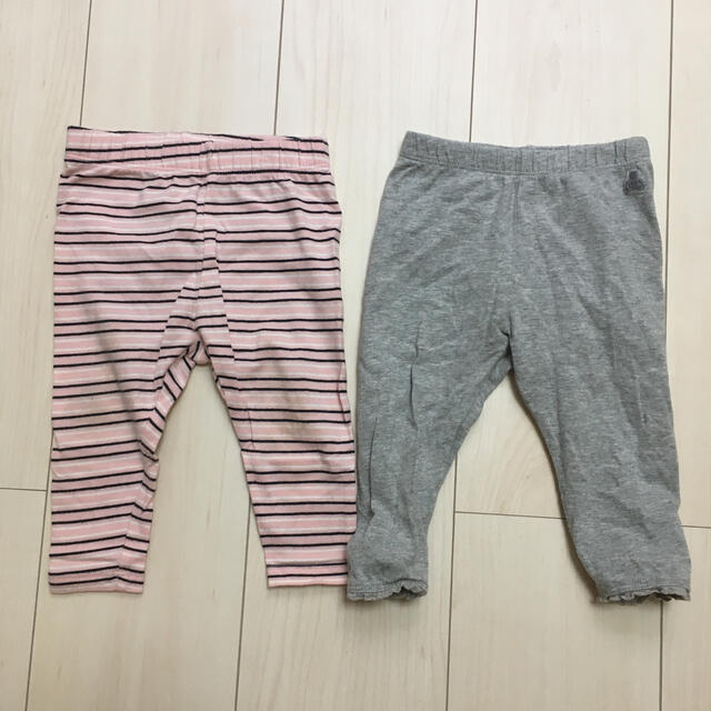 babyGAP(ベビーギャップ)の【専用】【babygap】グレーのレギンス キッズ/ベビー/マタニティのベビー服(~85cm)(パンツ)の商品写真