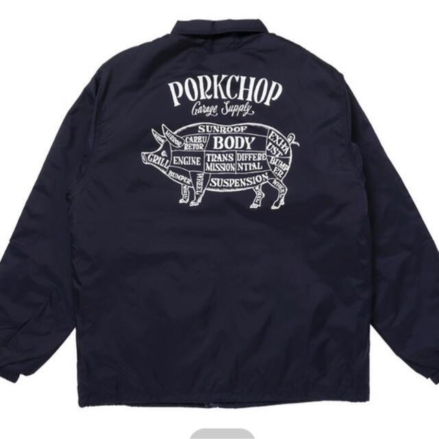 PORKCHOP GARAGE SUPPLY BOA COACH JKTNYLON100%〉〈裏地