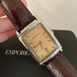 アルマーニ(Emporio Armani) レザーベルト・バンド(メンズ腕時計)の