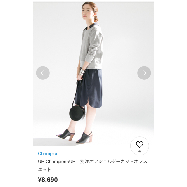 URBAN RESEARCH(アーバンリサーチ)のchampion×アーバンリサーチ　別注コラボ レディースのトップス(トレーナー/スウェット)の商品写真