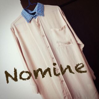 ノミネ(Nomine)のNomine 襟スタッズ付きブラウス(シャツ/ブラウス(長袖/七分))