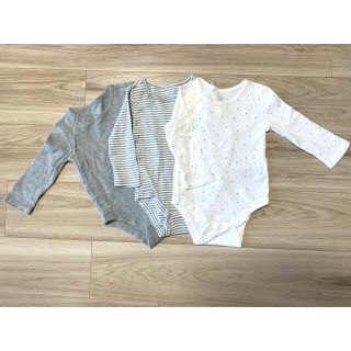 ベビーギャップ(babyGAP)のベビーGAP　肌着　ロンパース3枚セット(ロンパース)