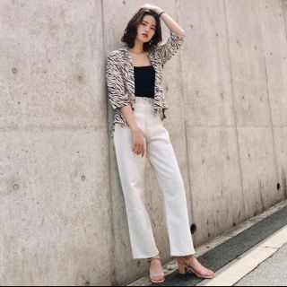 マウジー(moussy)のmoussyのシアーハーフスリーブシャツ 値下げ中(シャツ/ブラウス(長袖/七分))