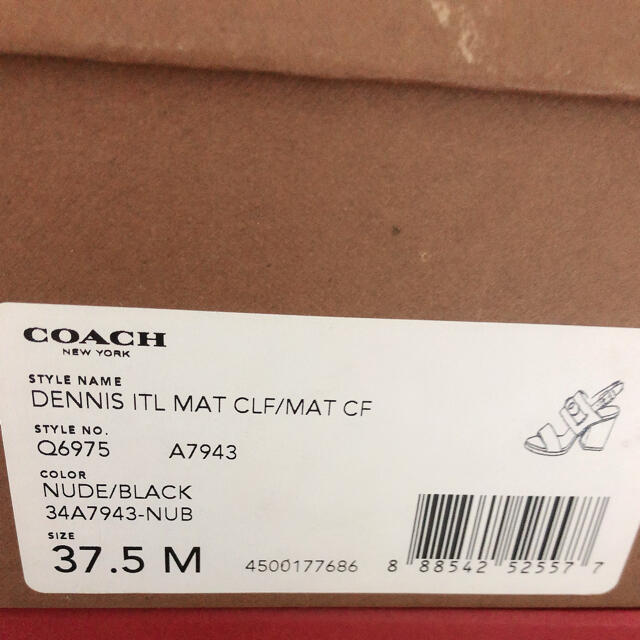 COACH(コーチ)のcoach コーチ　ヒールサンダル レディースの靴/シューズ(サンダル)の商品写真