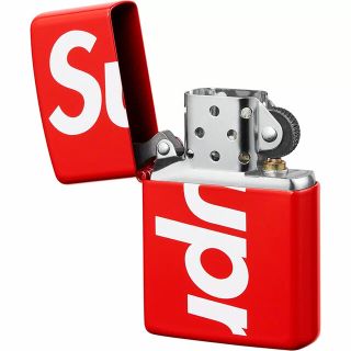 シュプリーム(Supreme)のLogo Zippo lighter tabaco cigarette red(タバコグッズ)