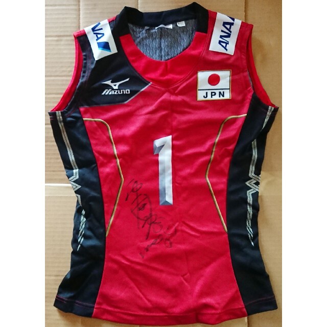 MIZUNO - 栗原恵さん 直筆サイン入り日本代表ユニフォームの通販 MIZUNO - 栗原恵さん 直筆サイン入り日本代表ユニフォームの通販