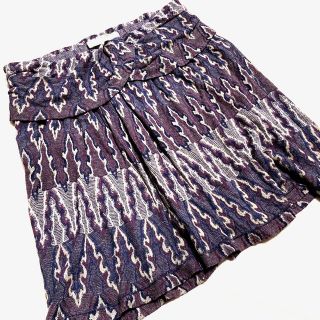 イザベルマラン(Isabel Marant)のイザベルマラン ISABEL MARANT エスニック柄ニットスカート S ヨガ(ひざ丈スカート)