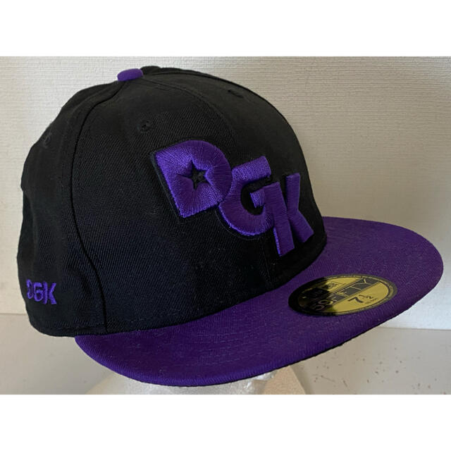 NEW ERA(ニューエラー)のコラボ/DGK/ニューエラ/KAYO/パープル/キャップ/帽子/59.6cm/黒 メンズの帽子(キャップ)の商品写真