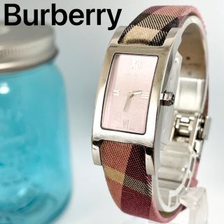 バーバリー(BURBERRY)の143 BURBERRY バーバリー時計　レディース腕時計　チェック柄　新品電池(腕時計)