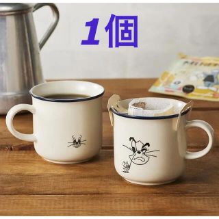 タリーズコーヒー(TULLY'S COFFEE)の新品未使用　タリーズ　トムとジェリー フェイスマグ【数量限定】tally's(グラス/カップ)