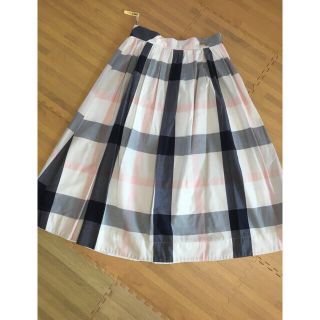 バーバリーブルーレーベル(BURBERRY BLUE LABEL)のゆずさま専用木曜日まで。ブルーレーベルクレストブリッジ　スカート　サイズ36(ロングスカート)