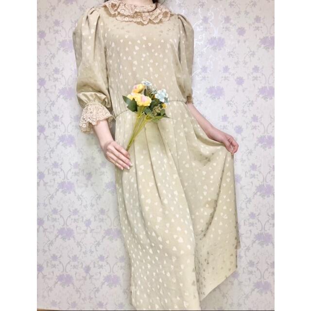 GUNNE SAX(ガニーサックス)のフレンチドールの様な70年代ワンピース💐 レディースのワンピース(ひざ丈ワンピース)の商品写真