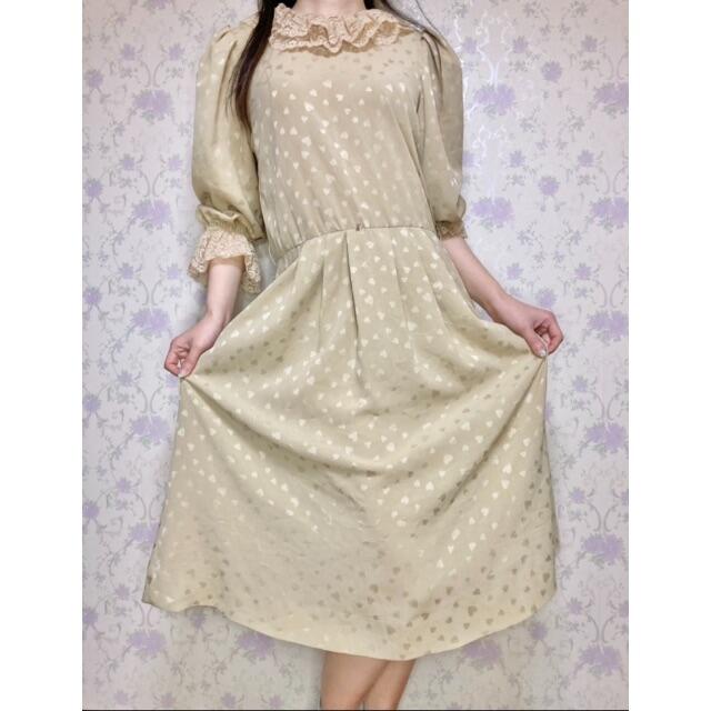 GUNNE SAX(ガニーサックス)のフレンチドールの様な70年代ワンピース💐 レディースのワンピース(ひざ丈ワンピース)の商品写真