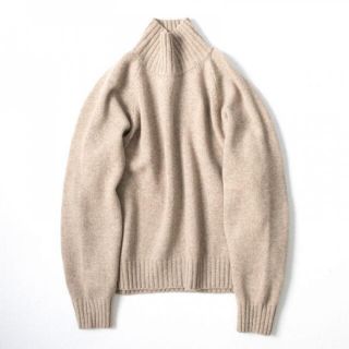 サンシー(SUNSEA)のstein EX FINE LAMBS LOOSE HIGH NECK KNIT(ニット/セーター)