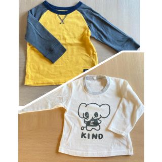 ベビーギャップ(babyGAP)のロンT 長袖 80.90サイズ 2枚セット(Ｔシャツ)