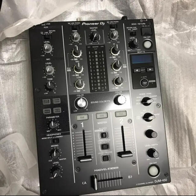 Pioneer(パイオニア)のpioneer ミキサーDJM450 楽器のDJ機器(DJミキサー)の商品写真