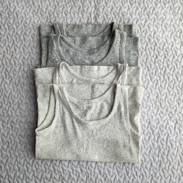 MUJI (無印良品)(ムジルシリョウヒン)の無印インナー90 4枚 キッズ/ベビー/マタニティのキッズ服女の子用(90cm~)(下着)の商品写真