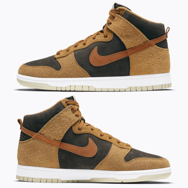 NIKE(ナイキ)のNIKE DUNK HIGH RETRO PRM DARK RUSSET メンズの靴/シューズ(スニーカー)の商品写真