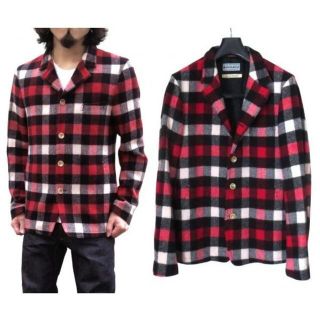 ウールリッチ(WOOLRICH)のジャーナルスタンダード別注 ウールリッチ チェック柄 ウールメルトンジャケット (テーラードジャケット)