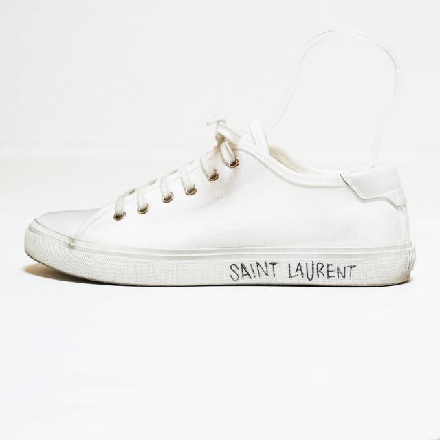 Saint Laurent(サンローラン)のサンローランパリ スニーカー EU 39 - 白 レディースの靴/シューズ(スニーカー)の商品写真