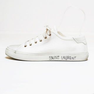 サンローラン(Saint Laurent)のサンローランパリ スニーカー EU 39 - 白(スニーカー)