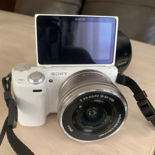 ソニー(SONY)のSONY NEX-5R ケースカバー付き(デジタル一眼)