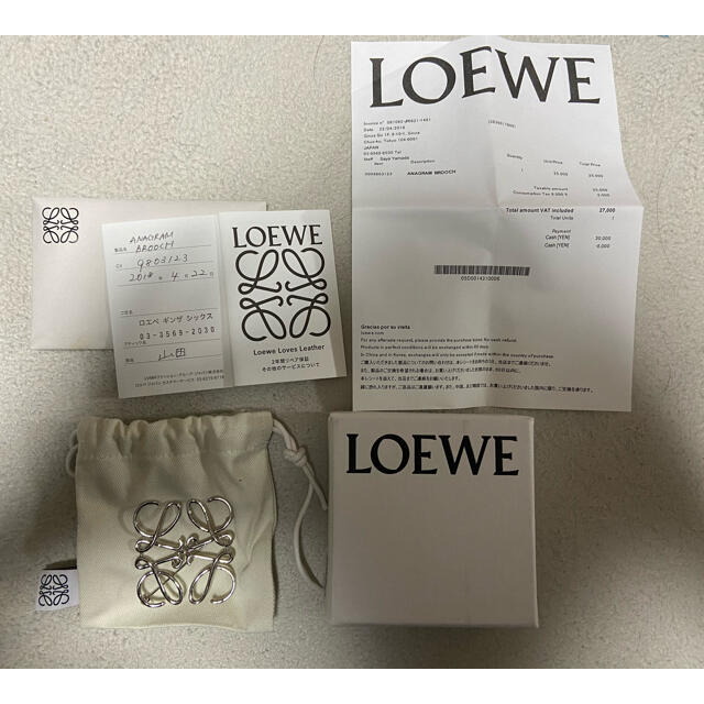 LOEWE(ロエベ)のありおん様専用でお願い致します。 レディースのアクセサリー(ブローチ/コサージュ)の商品写真