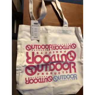 アウトドア(OUTDOOR)のoutdoor トートバッグ(ピンクロゴ)〜値下げ〜(トートバッグ)