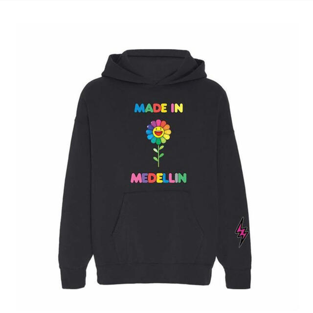 最終値下げ J Balvin×村上隆 MadeInMedellin Hoodie メンズのトップス(パーカー)の商品写真