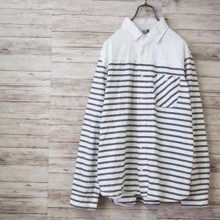 チャムス(CHUMS)のCHUMS Oxford Border L/S Shirt(シャツ)