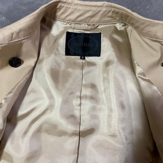 UNTITLED(アンタイトル)の値下げ　UNTITLED トレンチコート　ショート丈　 レディースのジャケット/アウター(トレンチコート)の商品写真